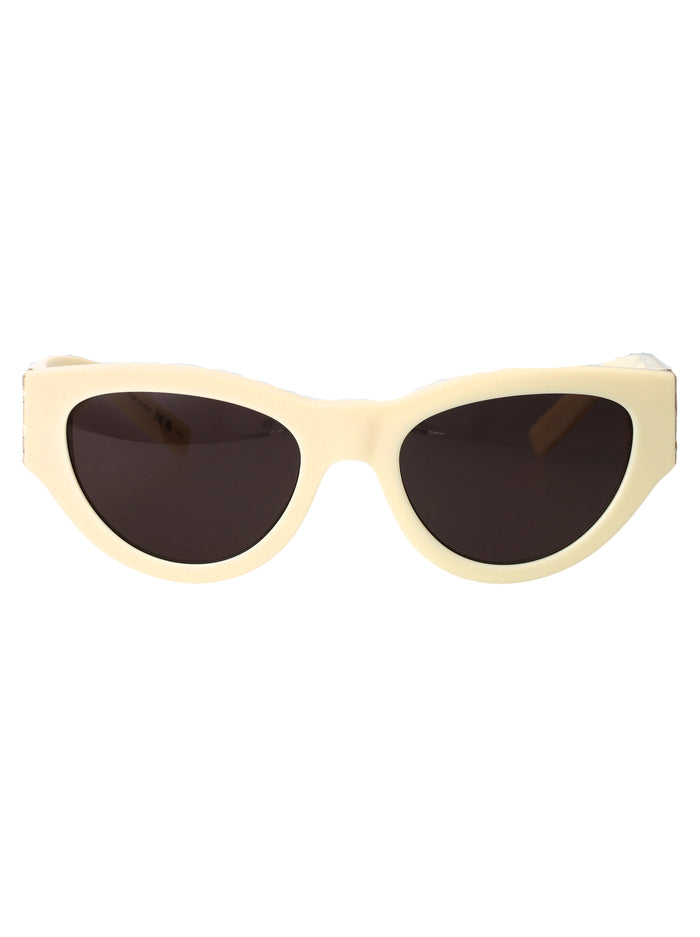 Sl M94 012 Ivory-ivory-black Recycled Acetate Sunglasses