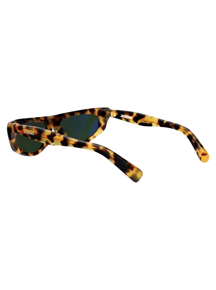 Jac108c5sun C5 T-shell/ Gold/ Green Acetate Sunglasses