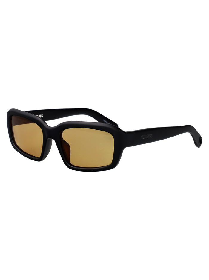 Jac64c1sun C1 Matt Black/ Amber Acetate Sunglasses