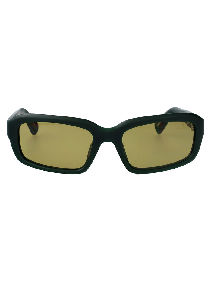 Jac64c2sun C2 Matt Green/ Silver/ Green Acetate Sunglasses