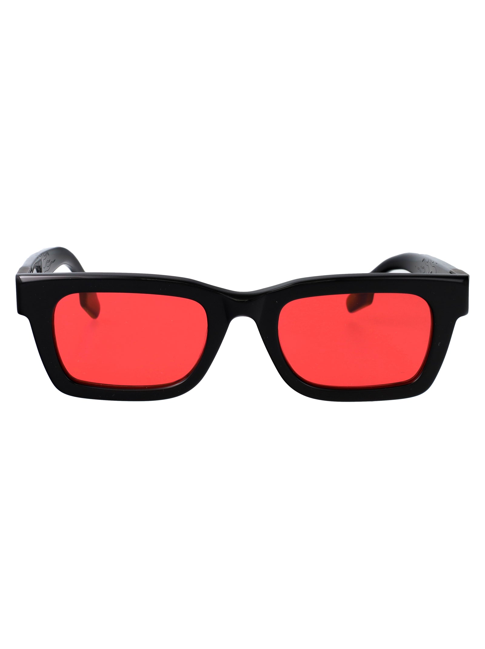 The Rider 001-bs/bdx Black Red Acetate Sunglasses
