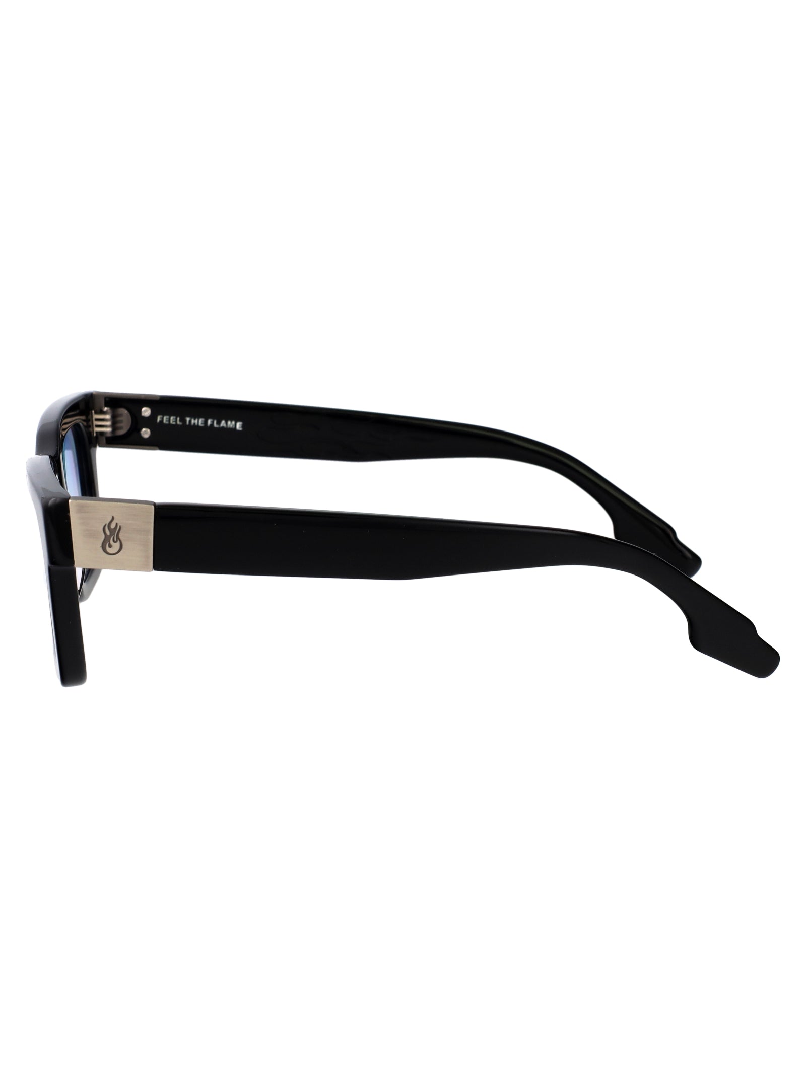 The Rider 001-bs/bdx Black Red Acetate Sunglasses