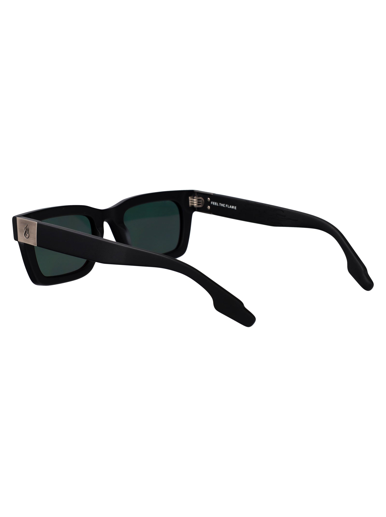 The Rider 001-bs/bdx Black Red Acetate Sunglasses