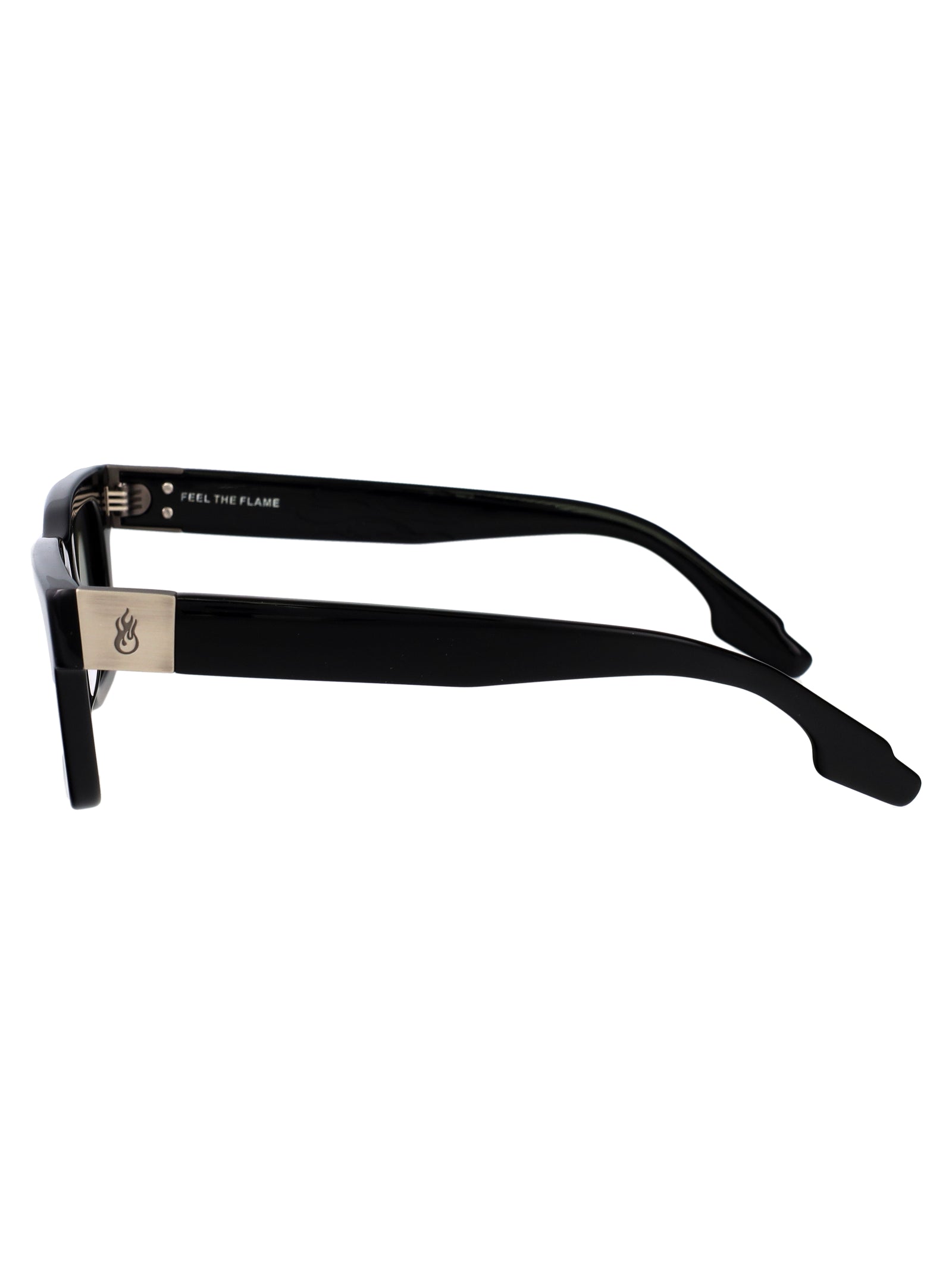 The Rider 001-bs/bdx Black Red Acetate Sunglasses