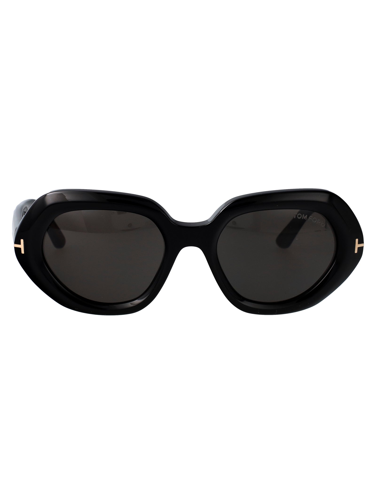 Ft1317 01a Nero Lucido / Fumo Acetate Sunglasses