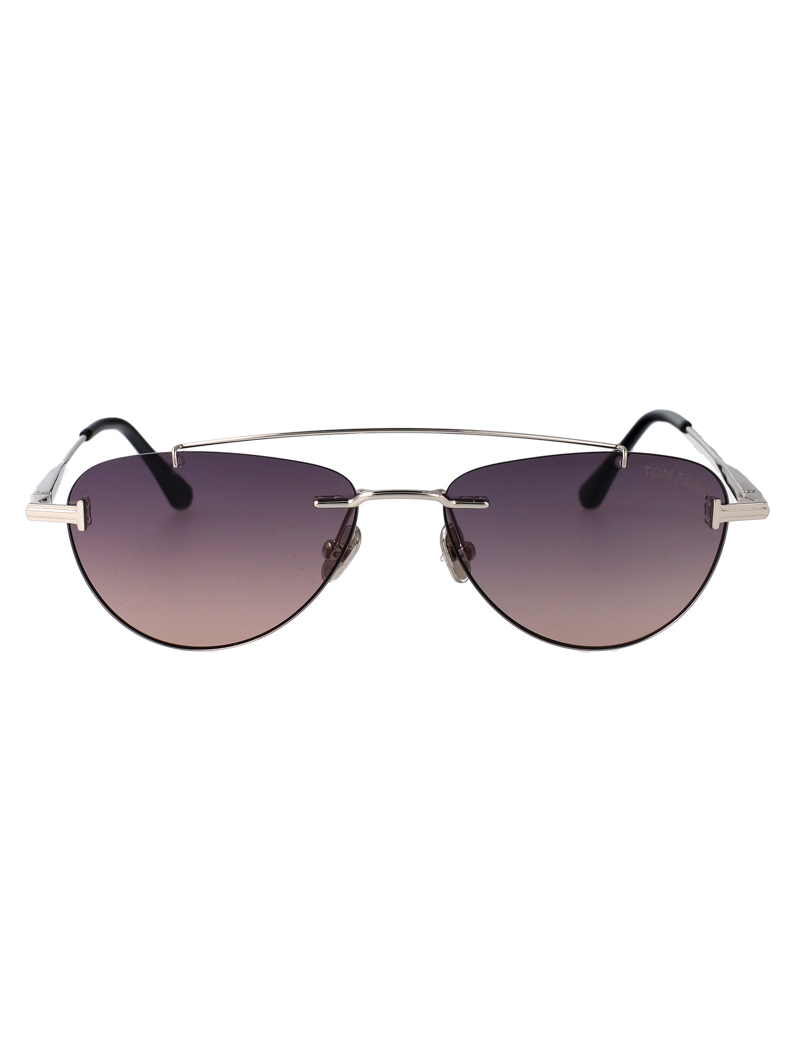Astor-02 Palladio Luc / Fumo Grad Metal Sunglasses