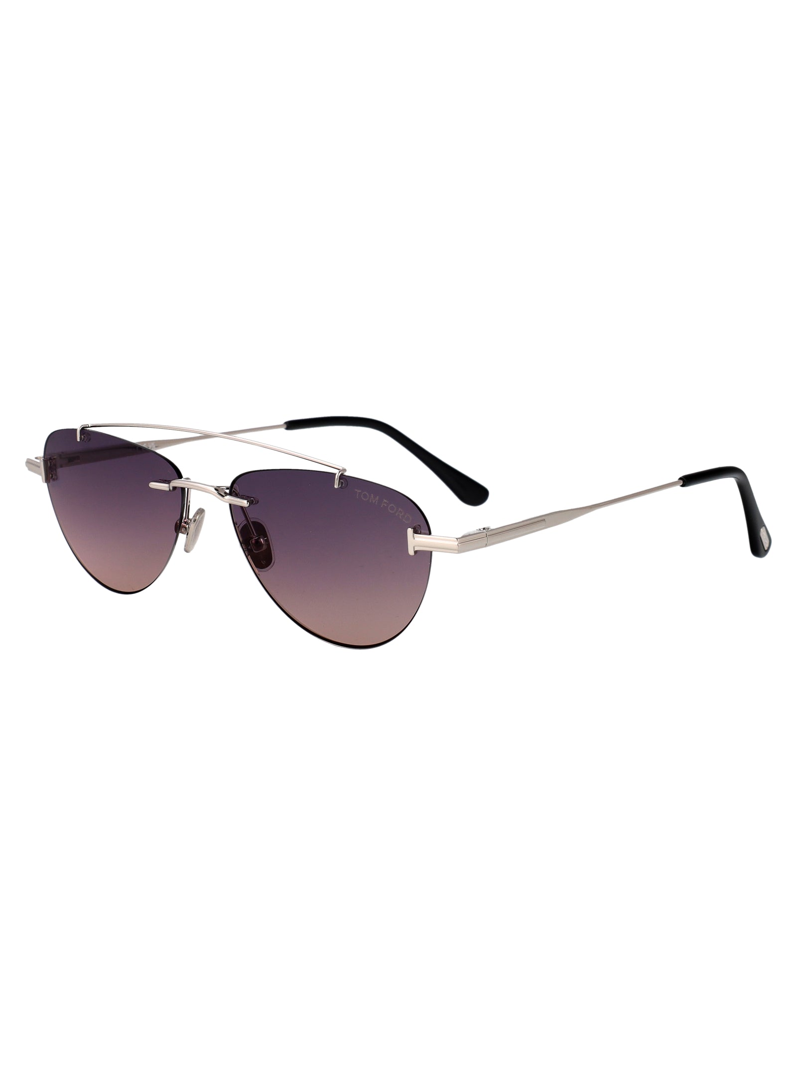 Astor-02 Palladio Luc / Fumo Grad Metal Sunglasses