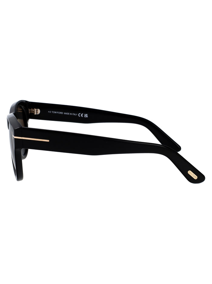 Ft1305 01a Nero Lucido / Fumo Acetate Sunglasses
