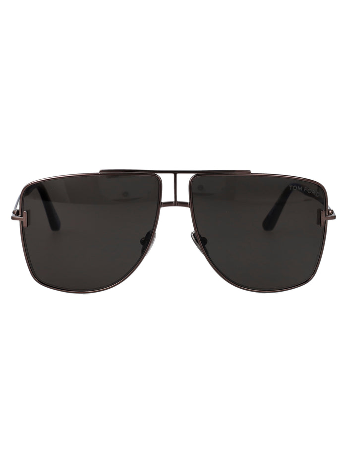 Ft1307 08a Antracite Luc / Fumo Metal Sunglasses