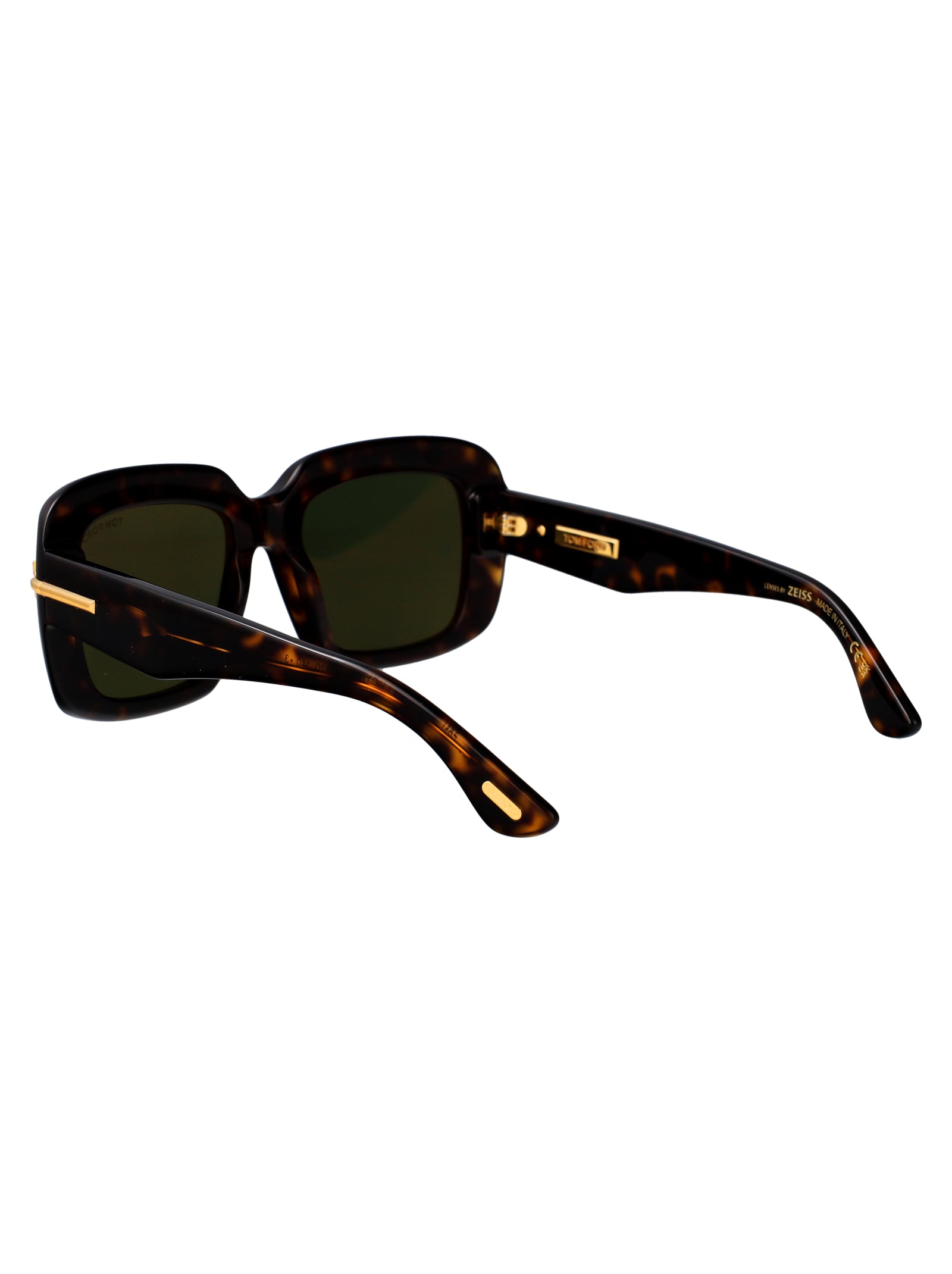 Ft1330 52n Avana Scura / Verde Acetate Sunglasses