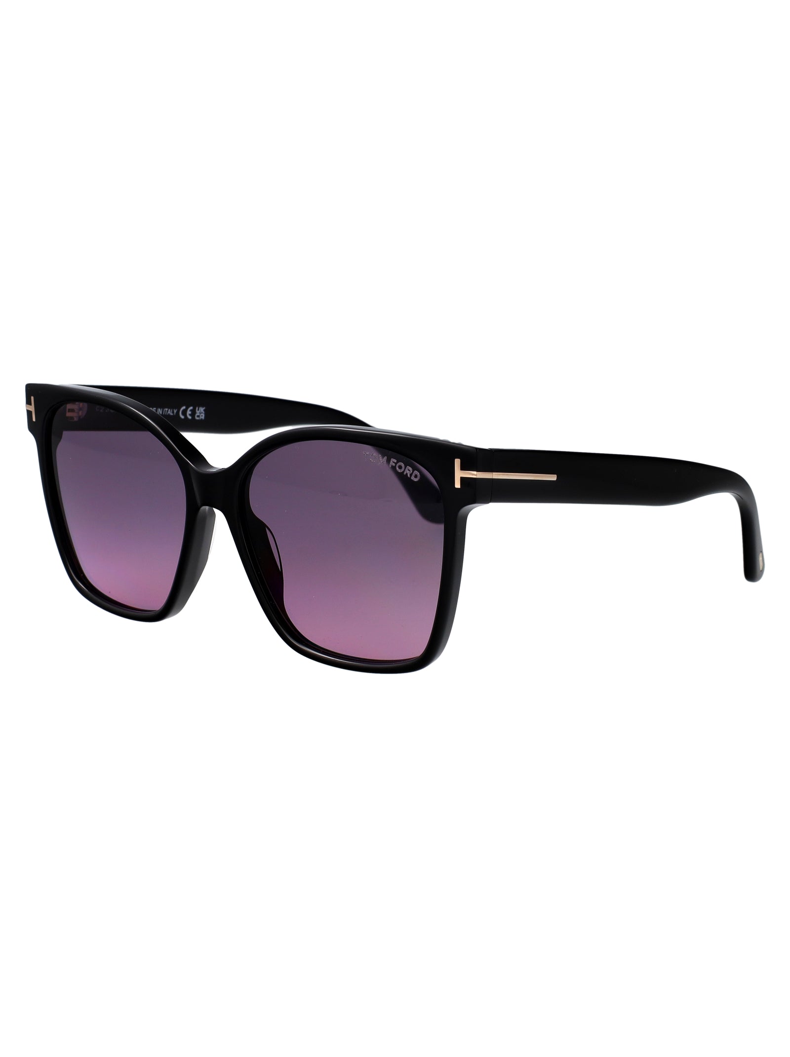 Iris-02 Nero Lucido / Fumo Grad Acetate Sunglasses