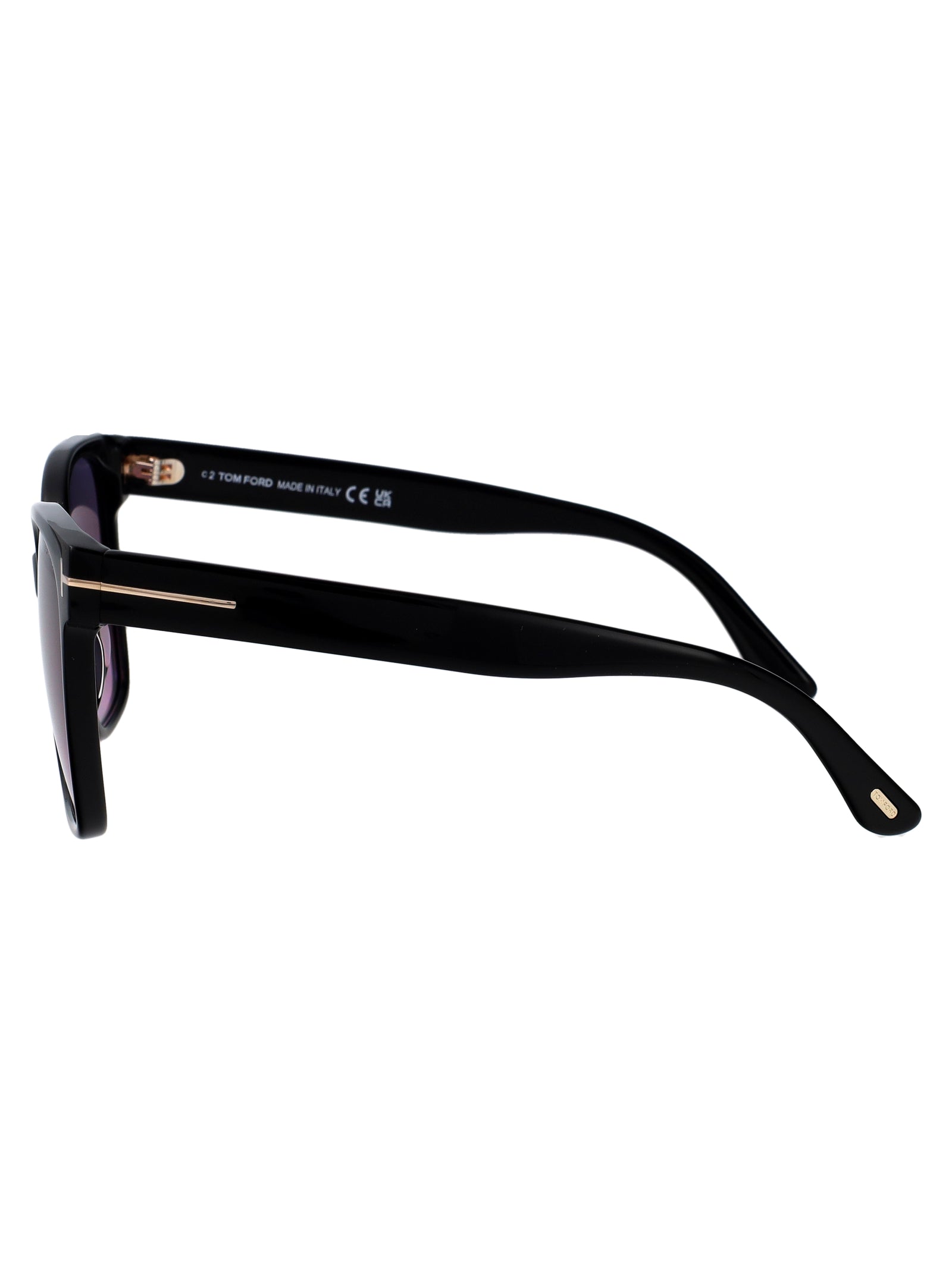 Iris-02 Nero Lucido / Fumo Grad Acetate Sunglasses