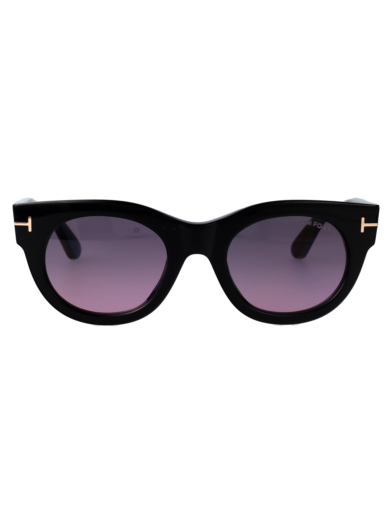 Ft1315 01b Nero Lucido / Fumo Grad Acetate Sunglasses