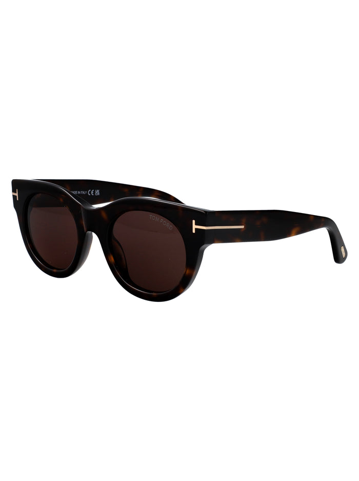 Ft1315 52e Avana Scura / Marrone Acetate Sunglasses