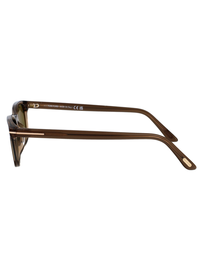 Ft1300 45n Marrone Chiaro Luc / Verde Acetate Sunglasses