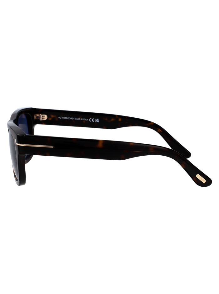 Ft1303 52v Avana Scura / Blu Acetate Sunglasses