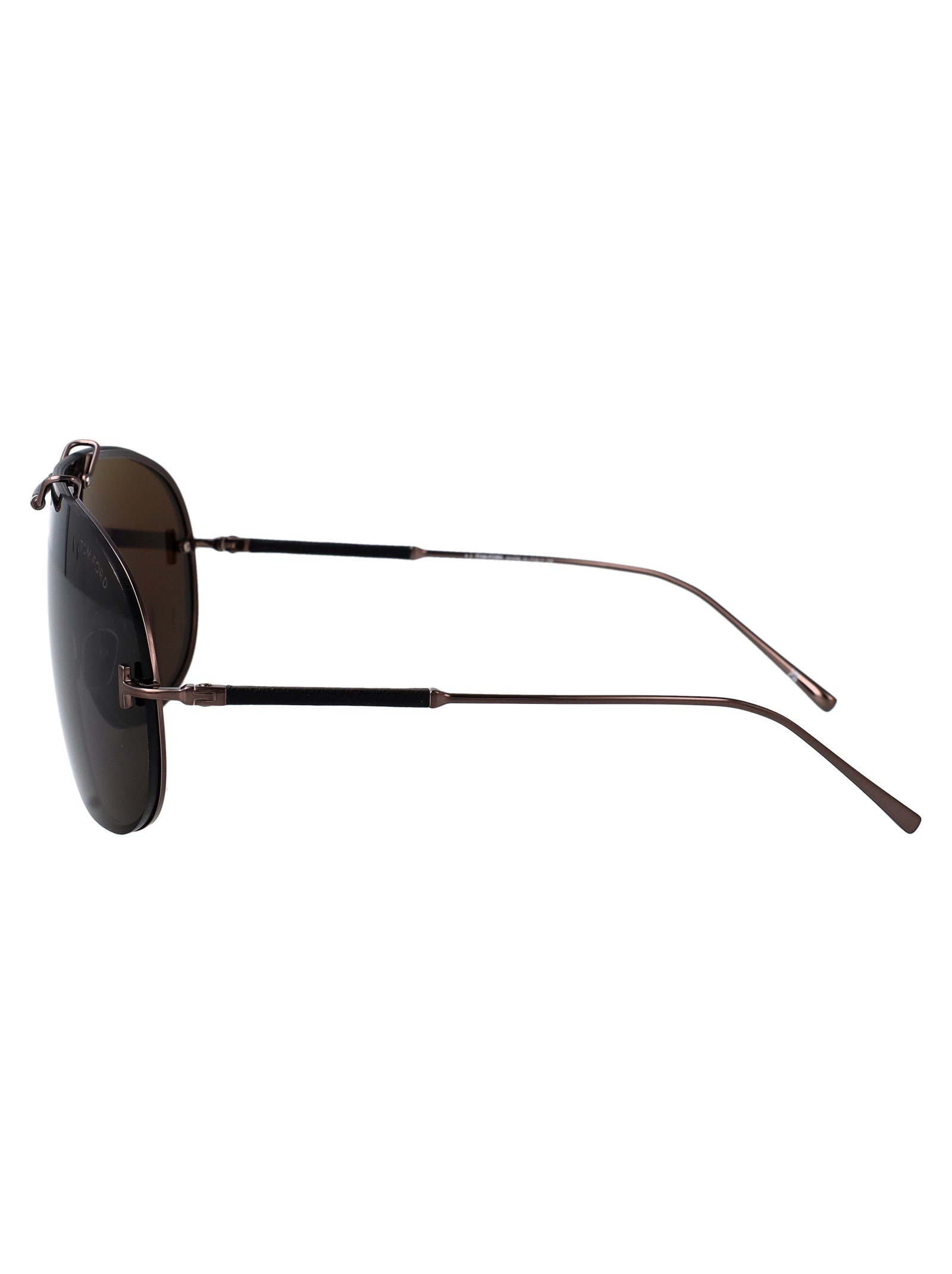 Ft1309 08a Antracite Luc / Fumo Metal Sunglasses