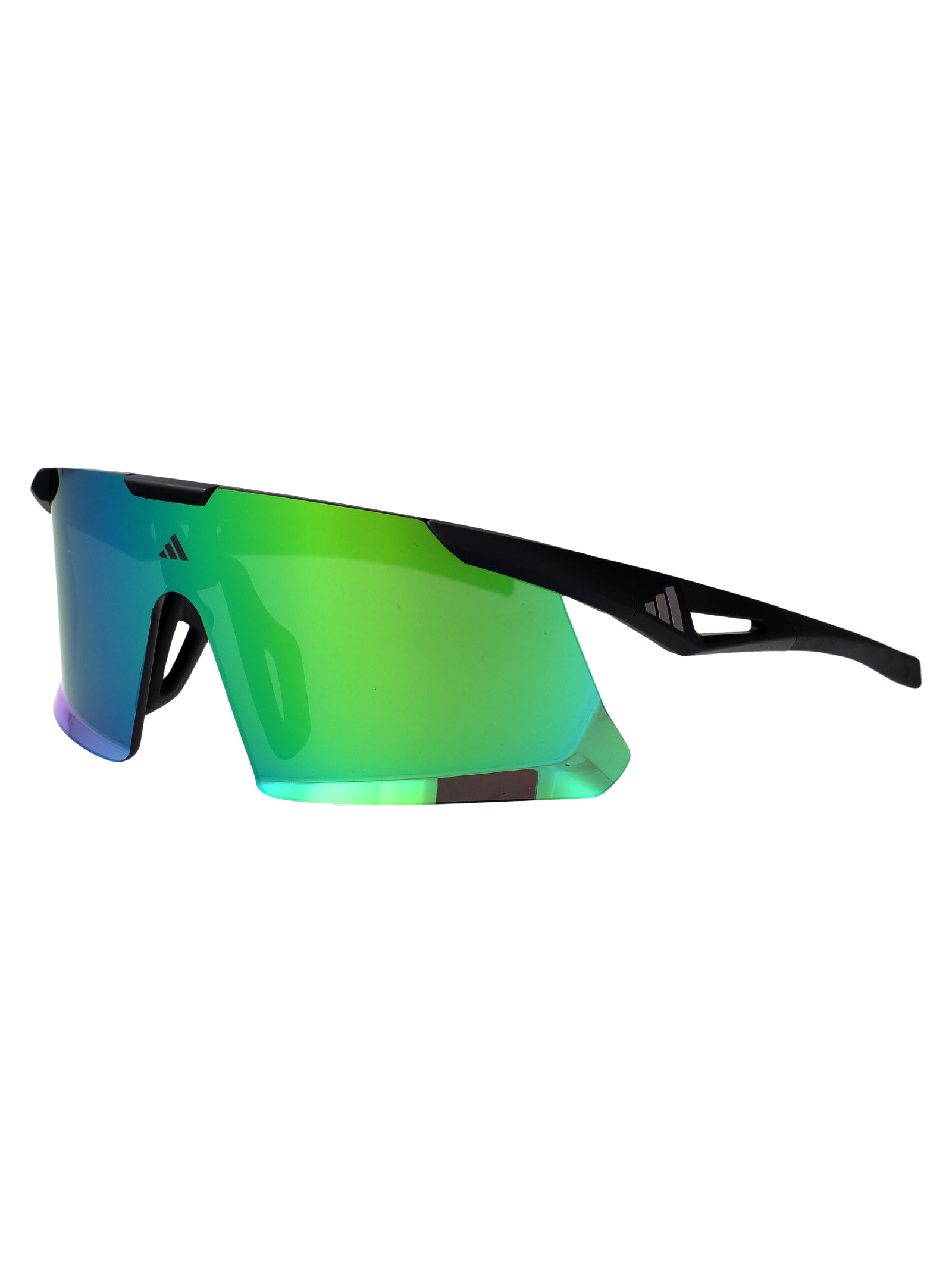 Sp0107 Nero Opaco / Verde Specchiato Injected Sunglasses
