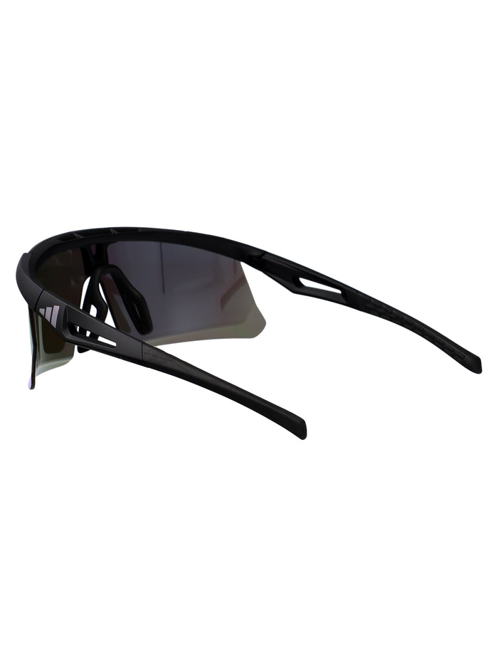 Sp0107 Nero Opaco / Verde Specchiato Injected Sunglasses