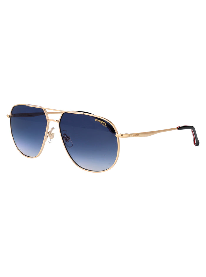Carrera 363-S Black Red Stainless Steel Sunglasses