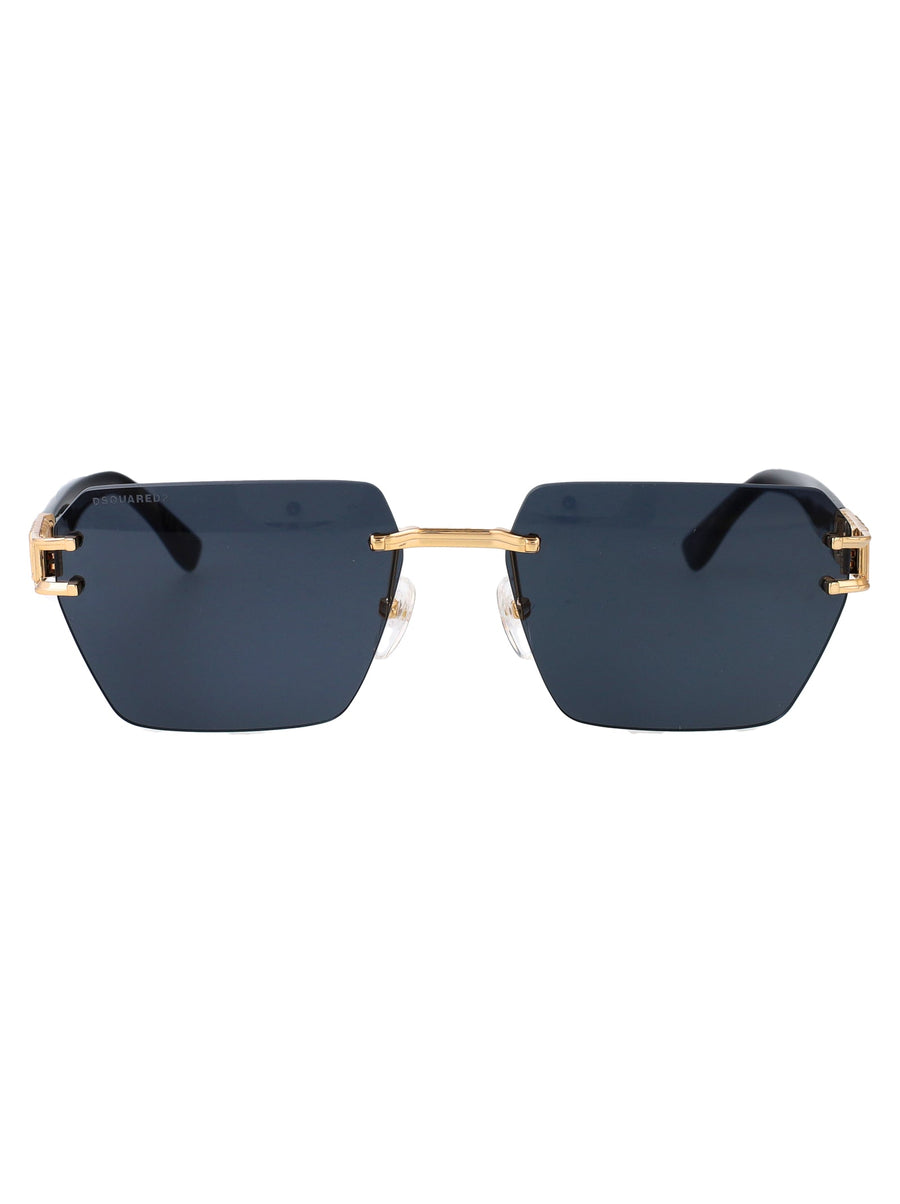 Sunglasses Rose Gold Metal Frame