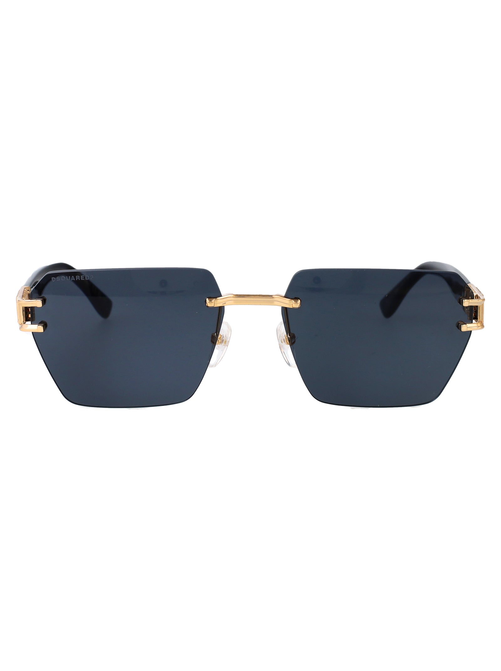D2 0173-S 000 Rose Gold Metal Sunglasses