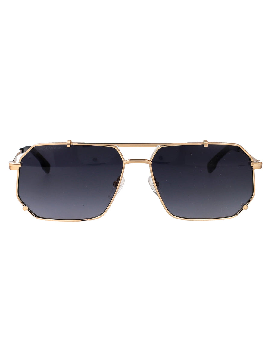 Sunglasses D20175-S Rose Gold Metal