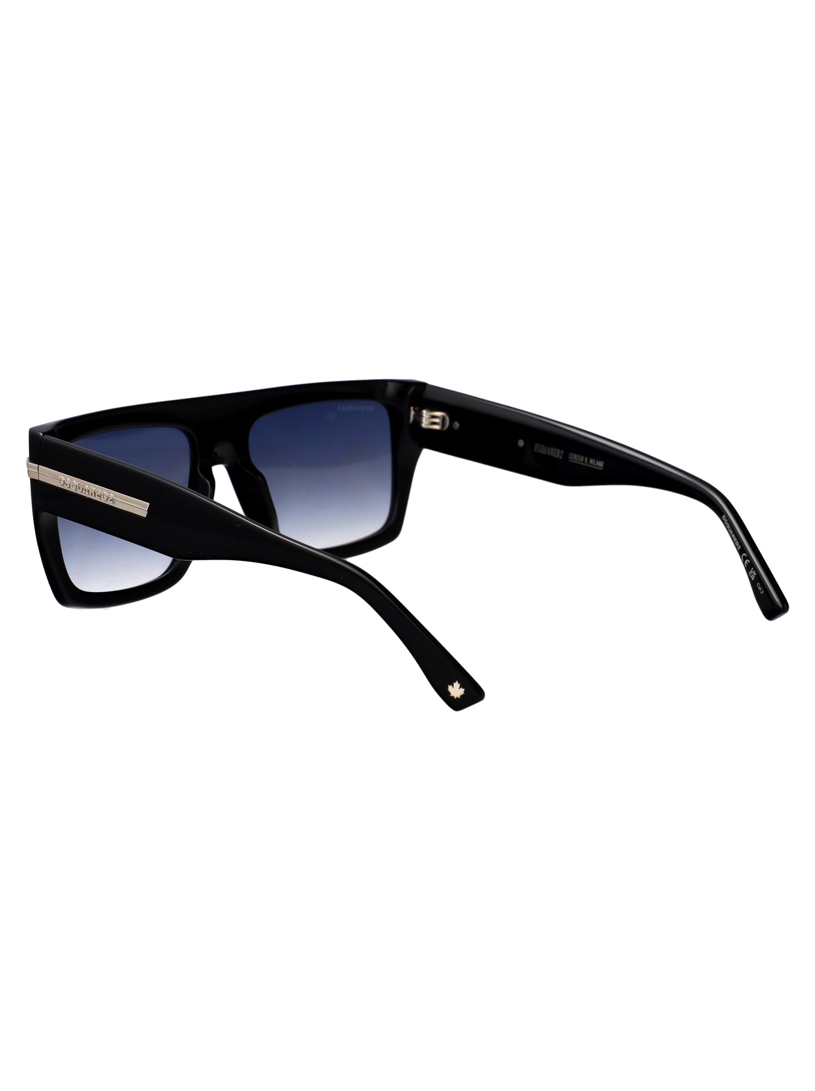 D2 0177-S 807 Black Acetate Sunglasses