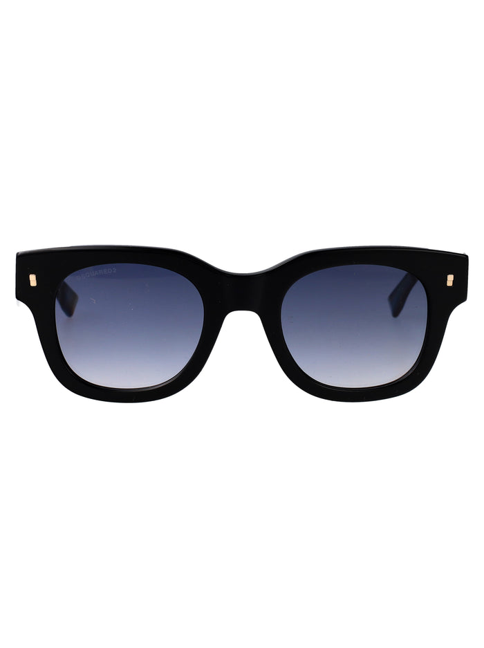 D2 0180-S 807 Black Acetate Sunglasses