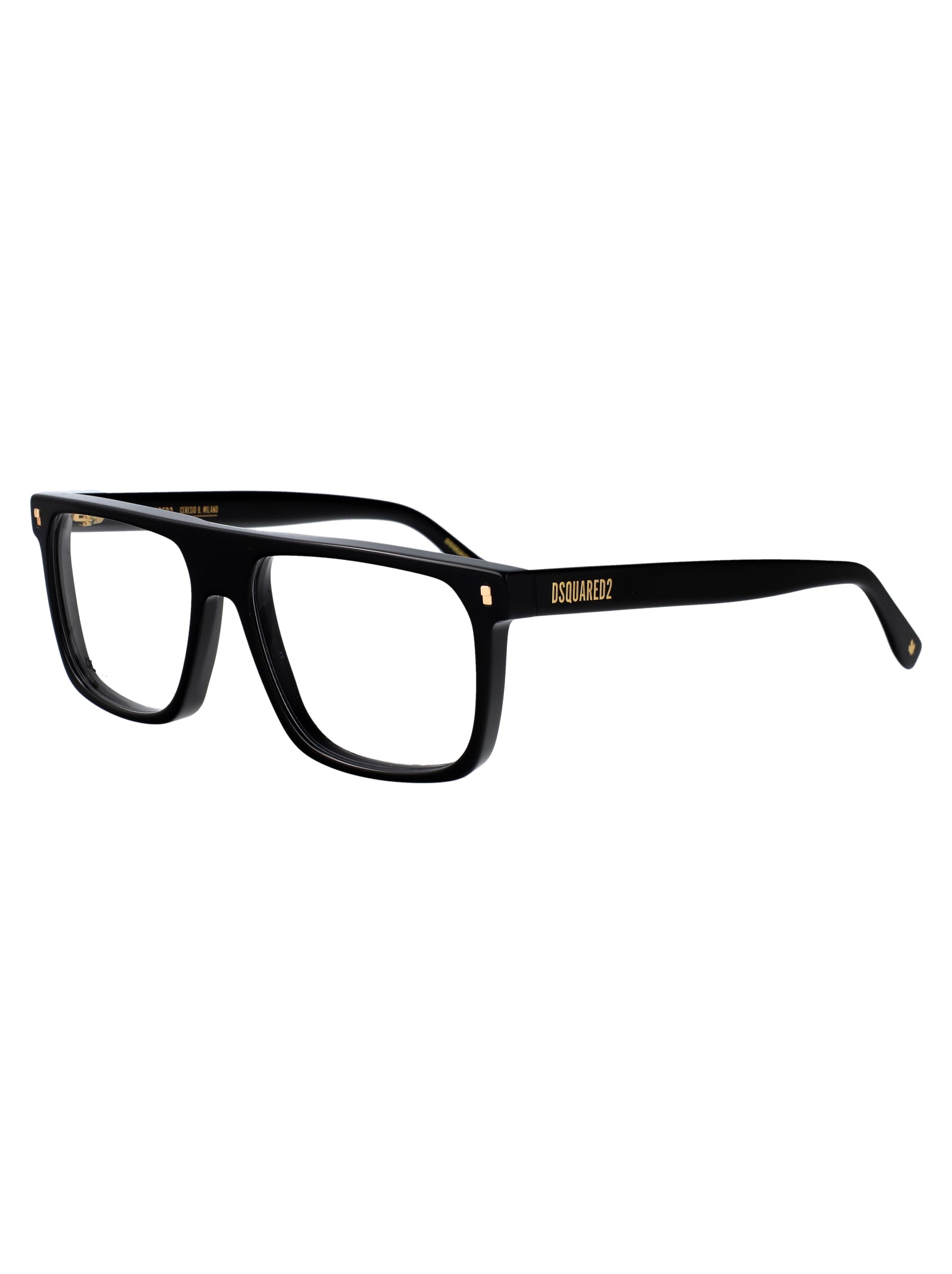 D2 0182 Black Gold Acetate Optical