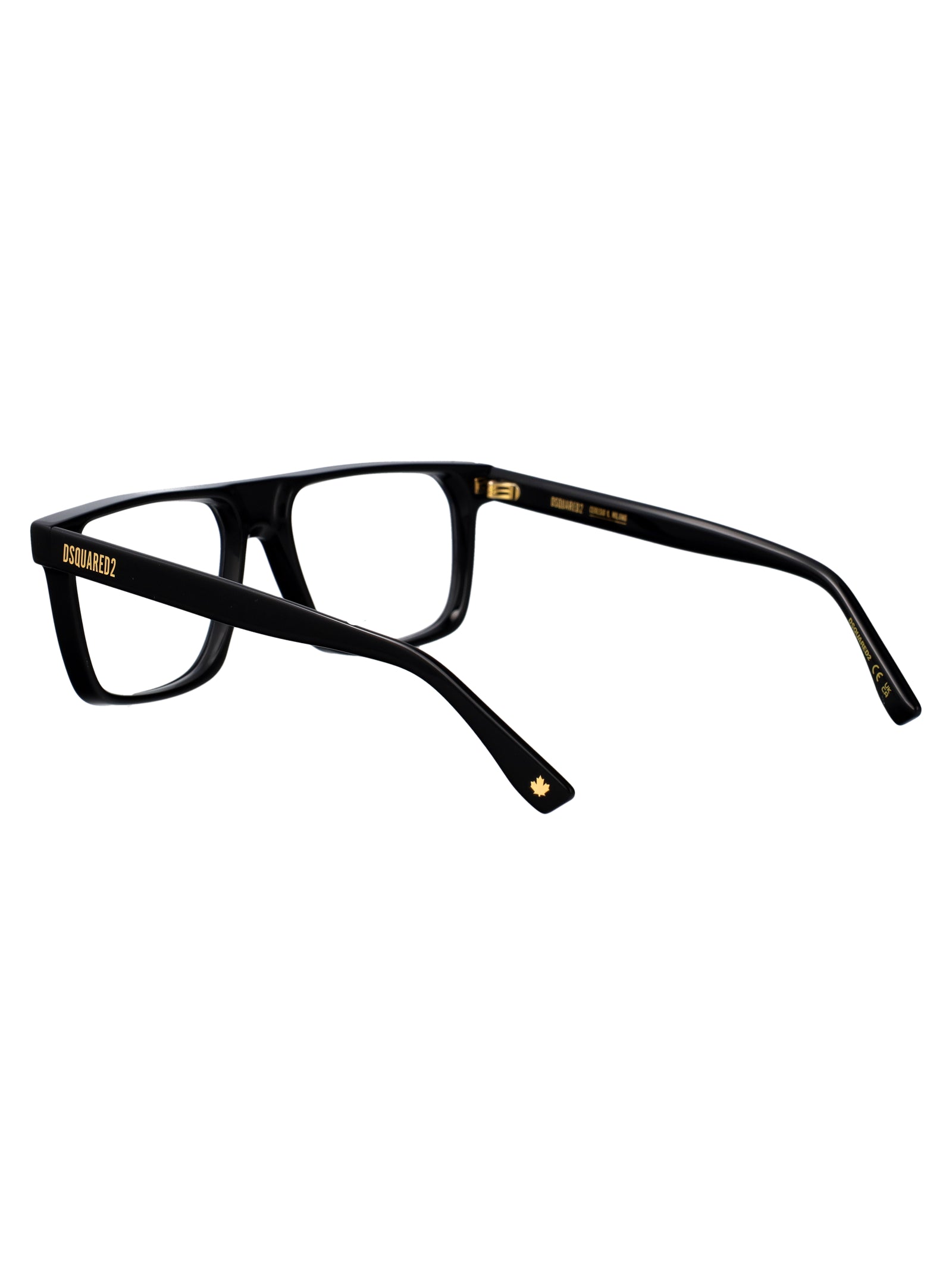 D2 0182 Black Gold Acetate Optical