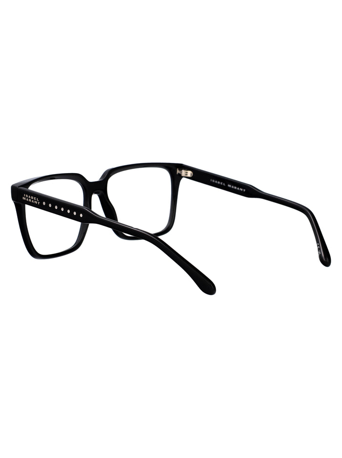 Im 0244 807 Black Acetate Optical