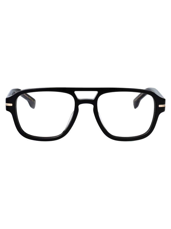 Boss 1854-G 807 Black Acetate Optical