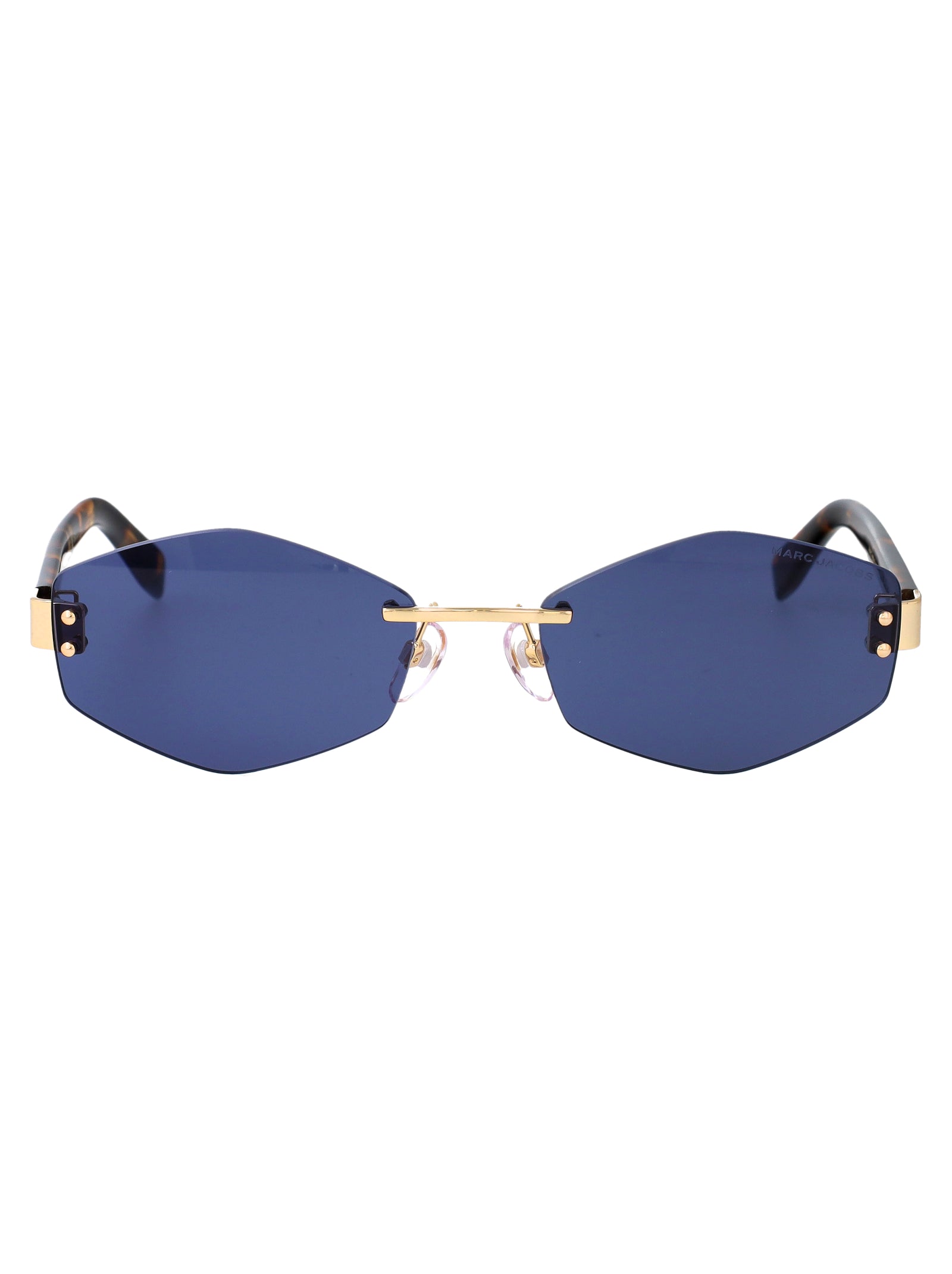 Marc 496-S Air Gold Blue Metal Sunglasses