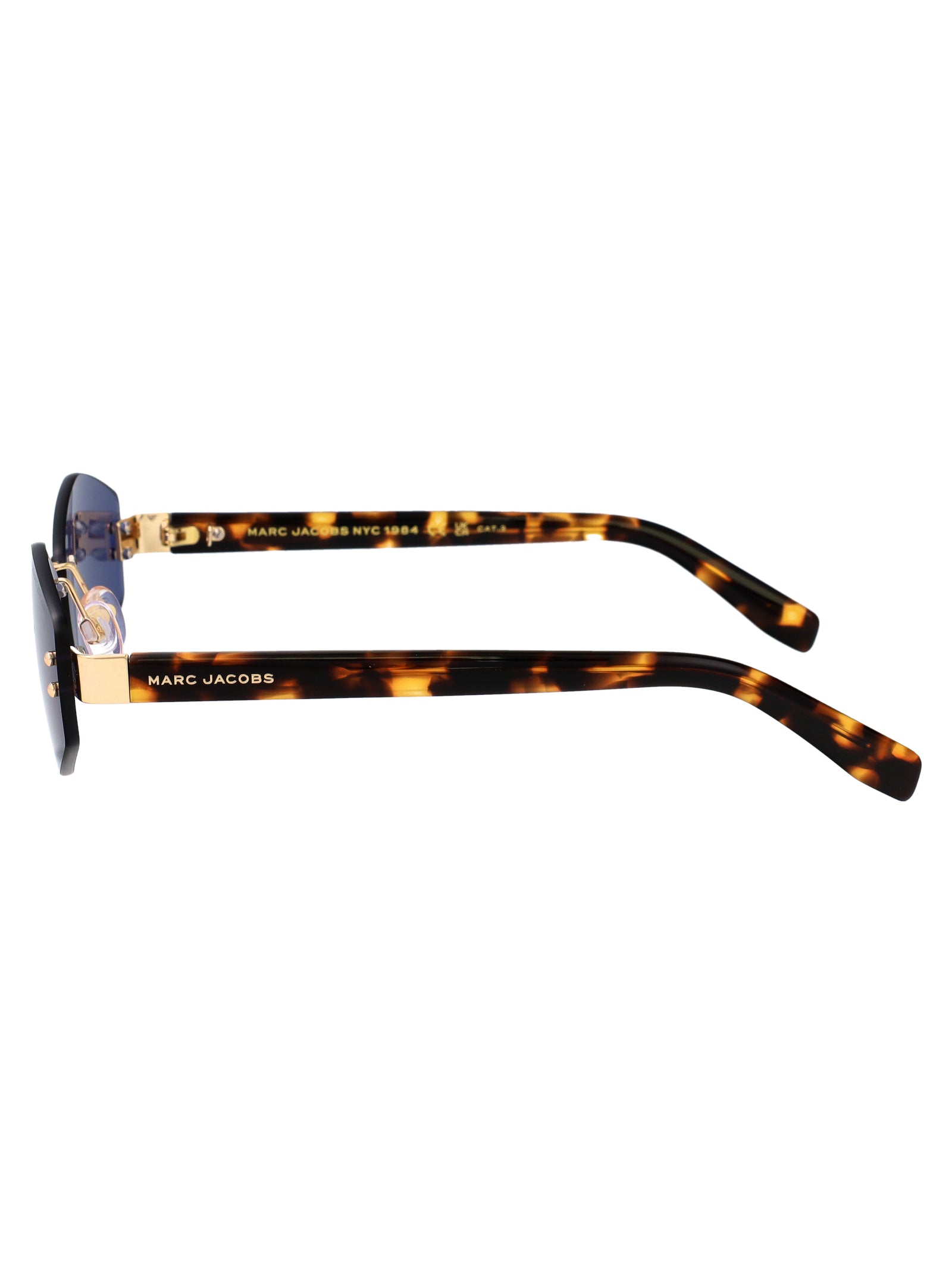 Marc 496-S Air Gold Blue Metal Sunglasses
