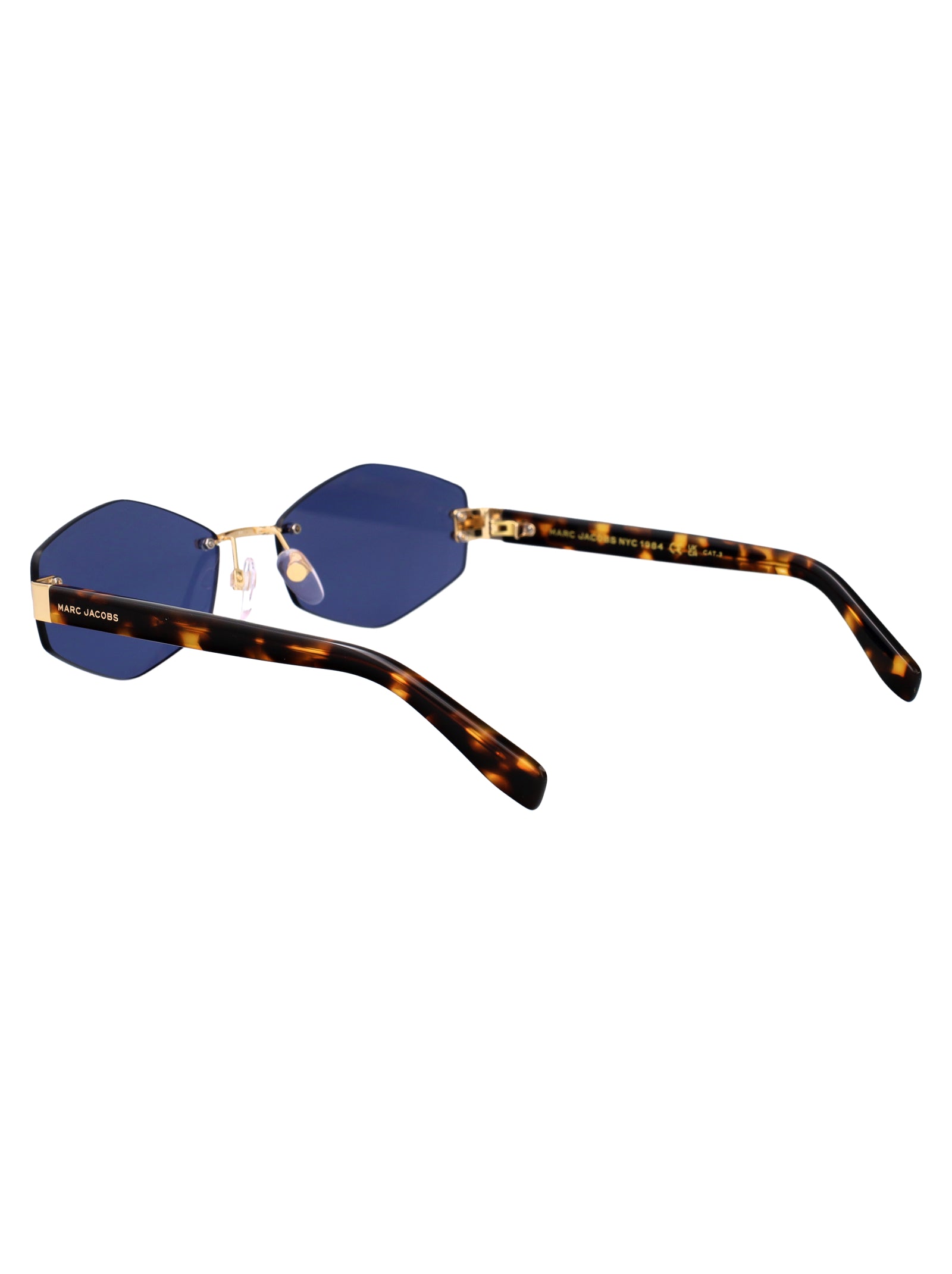 Marc 496-S Air Gold Blue Metal Sunglasses