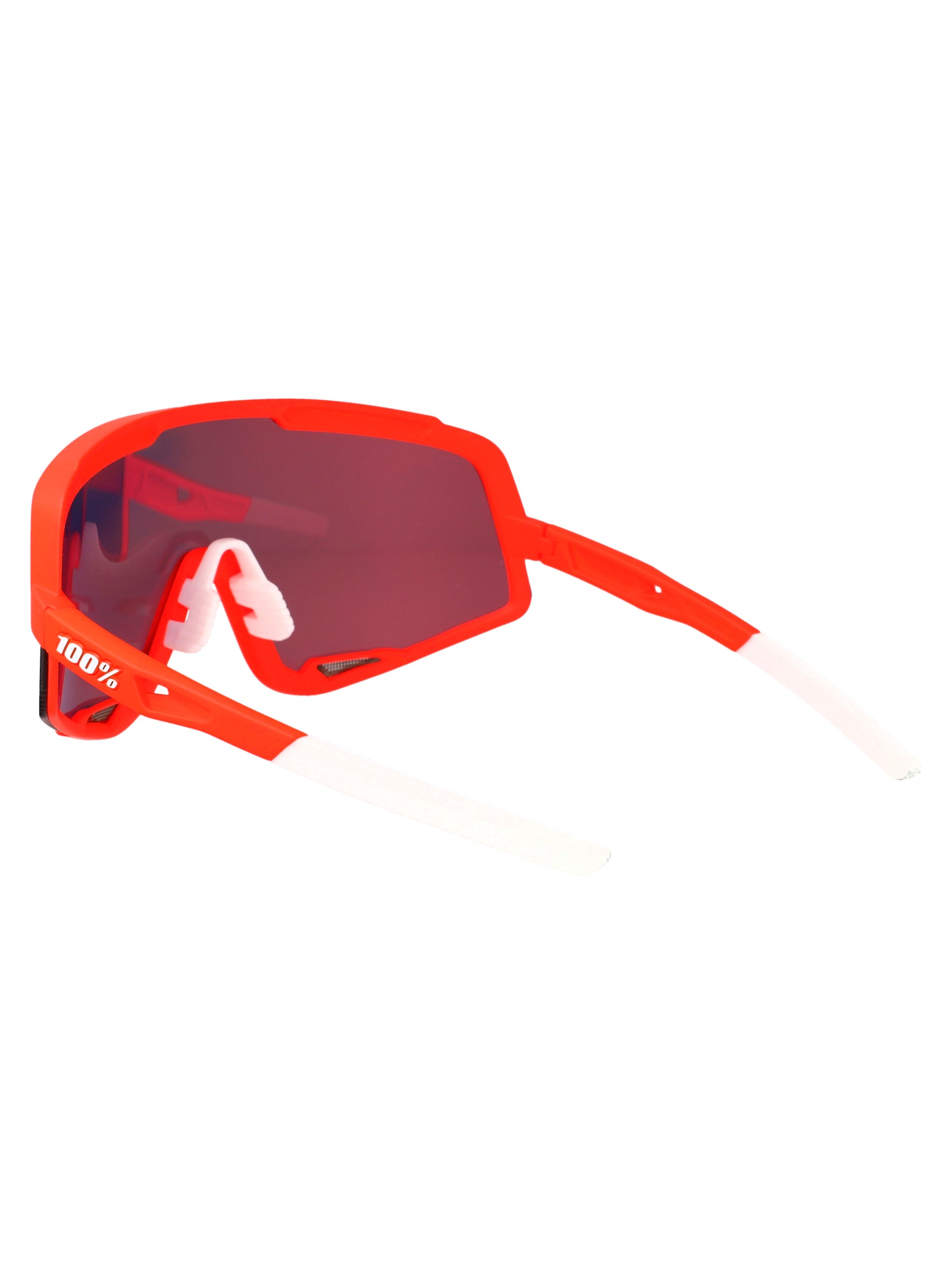 Glendale Soft Tact Neon Orange Polycarbonate Sunglasses