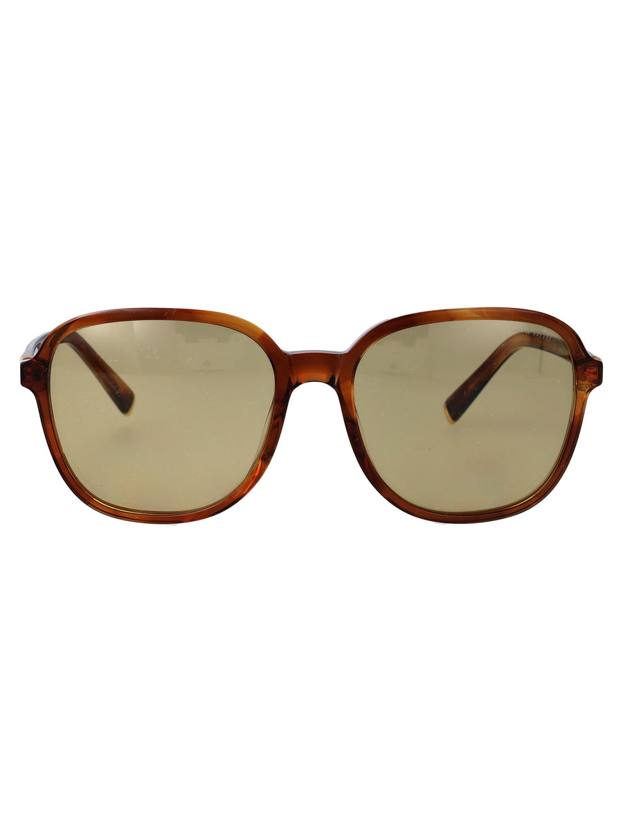 Acetate Sunglasses Streaked Tobacco