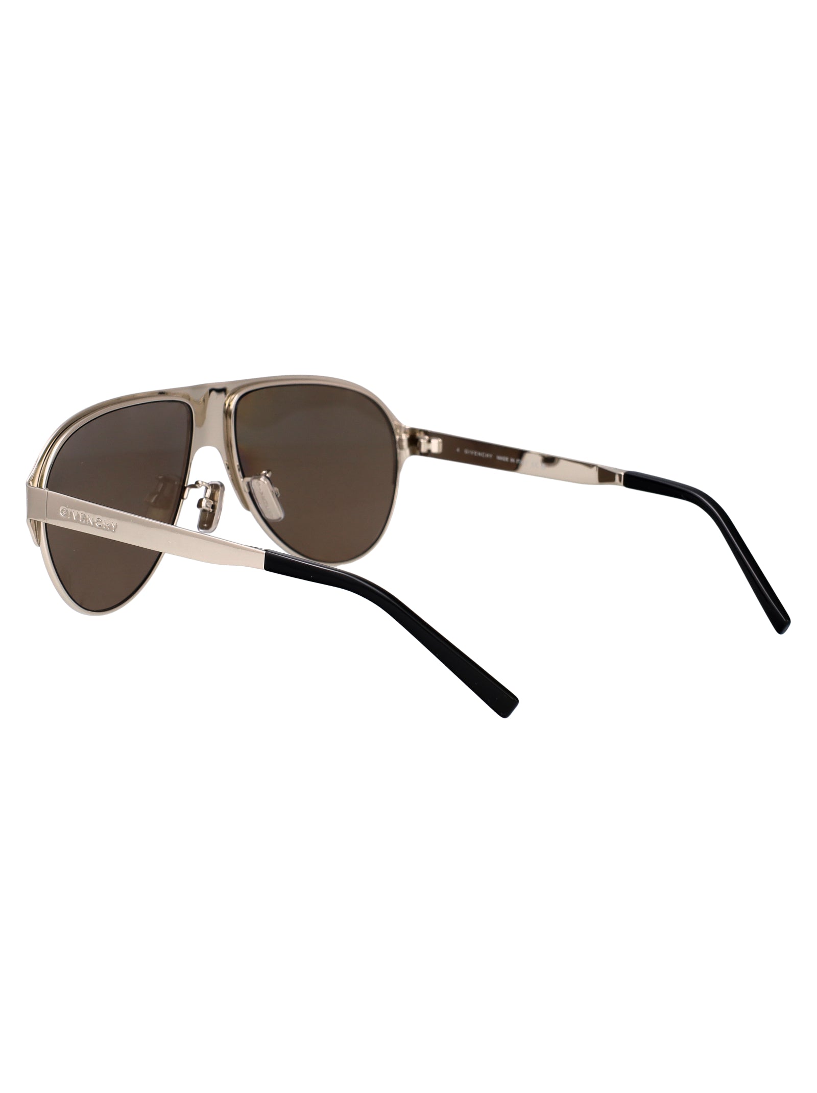 Gv40134u 16g Silver Metal Sunglasses