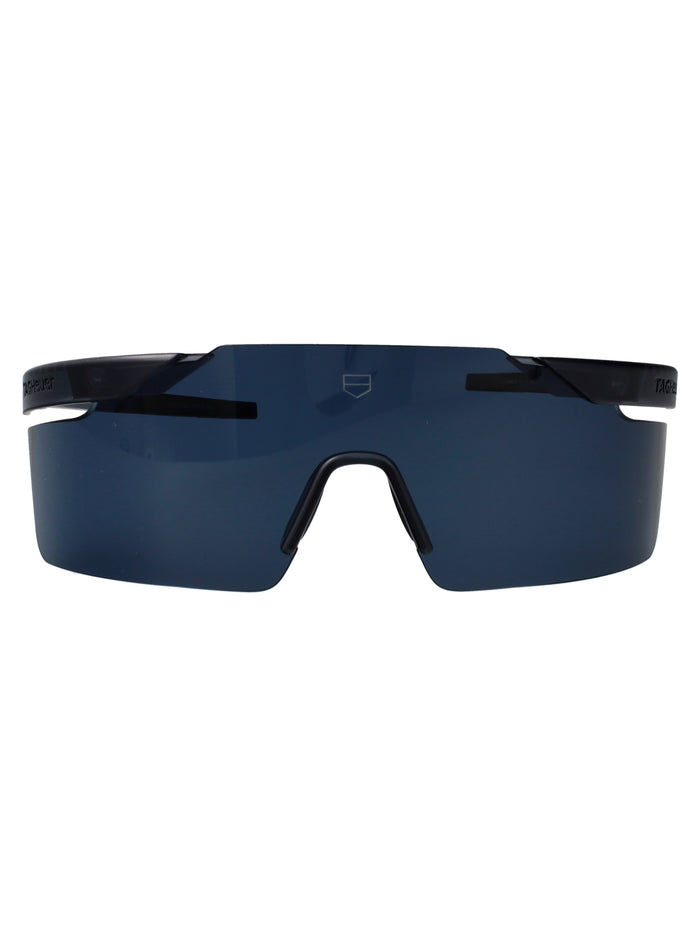 Shield Grey Injected Sunglasses
