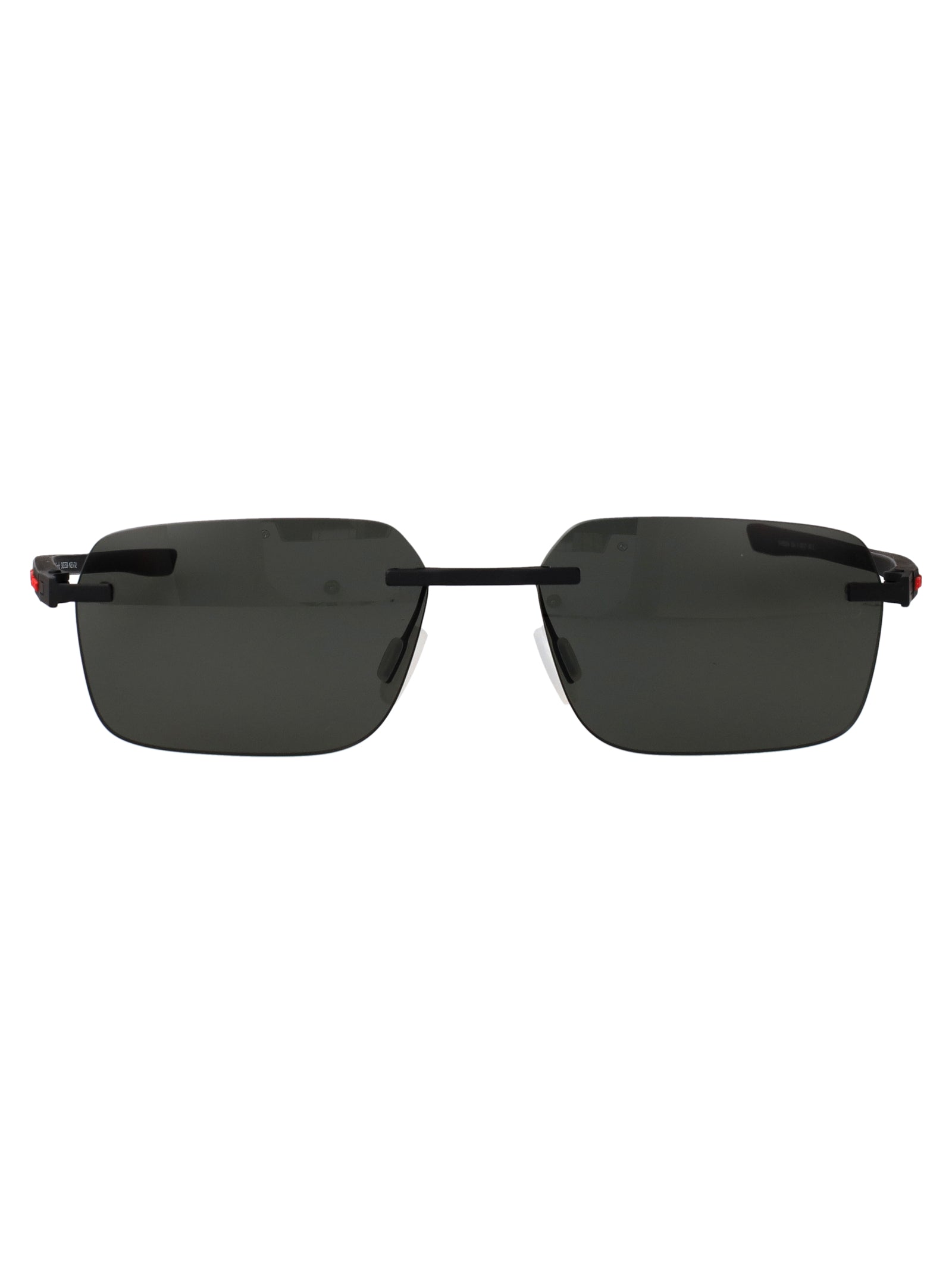 Essential Rimless Black Metal Sunglasses