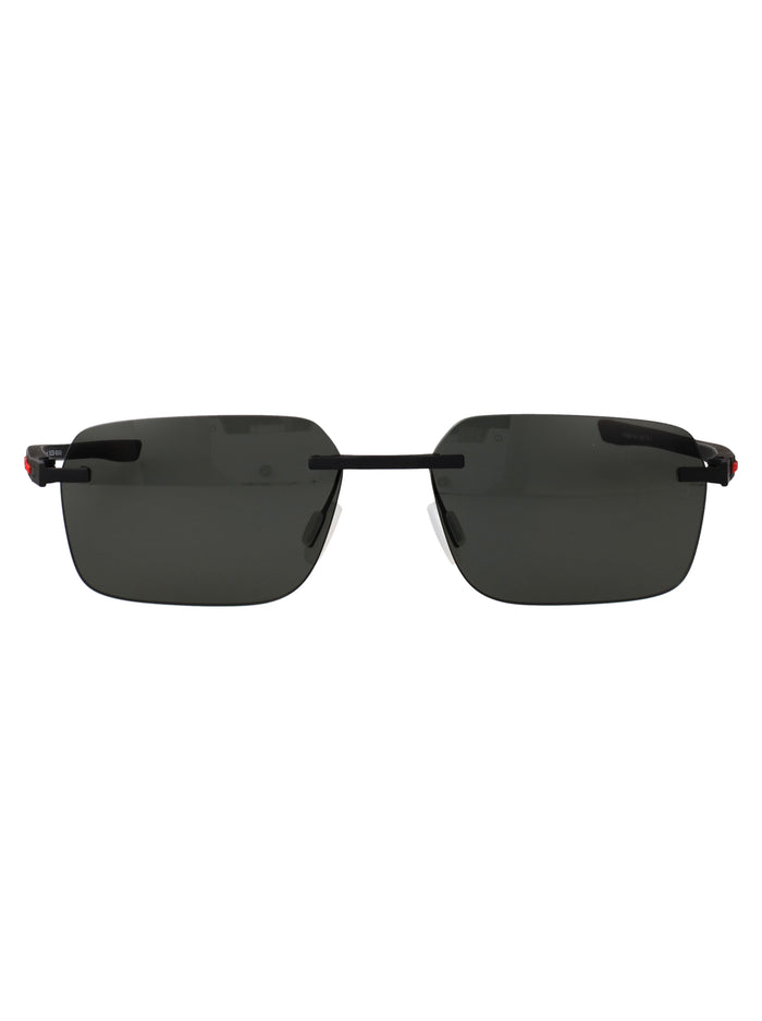 Essential Rimless Black Metal Sunglasses