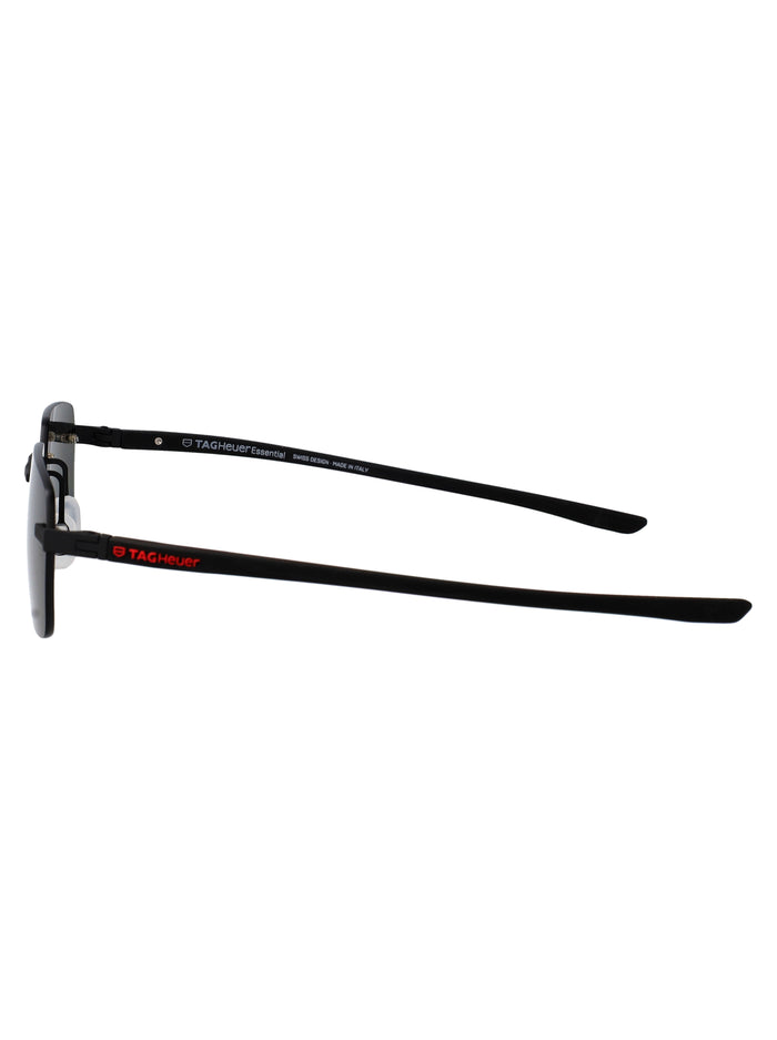 Essential Rimless Black Metal Sunglasses