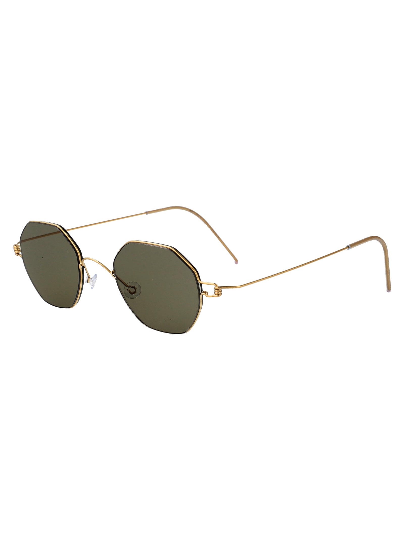 45-145w-Pgt-Pgt-Pgt-Sunsl115 Gold Titanium Sunglasses