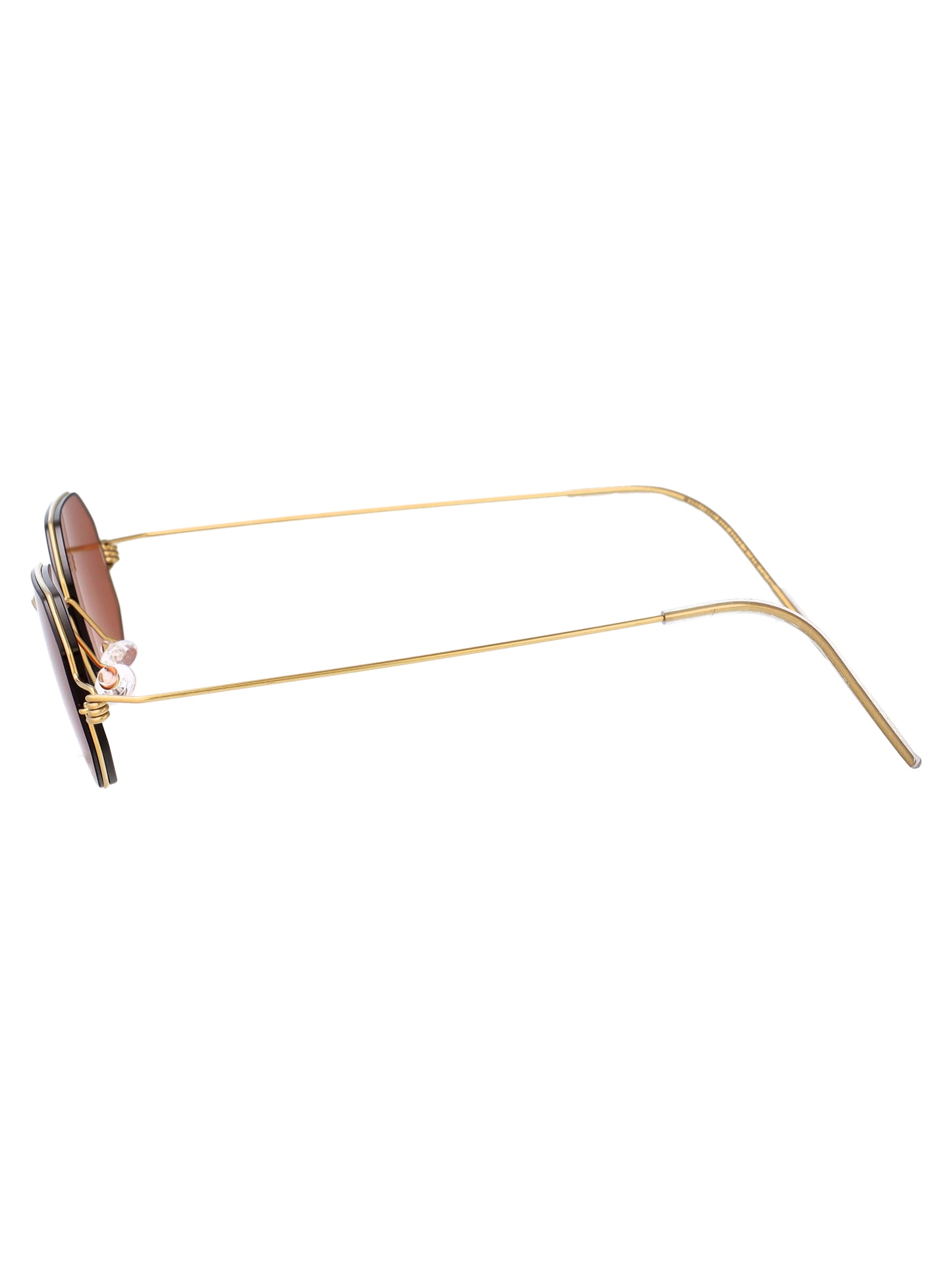 45-145w-Pgt-Pgt-Pgt-Sunsl114 Gold Titanium Sunglasses