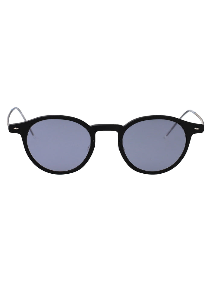 8347 D16 Matte Black Acetate + Titanium Sunglasses