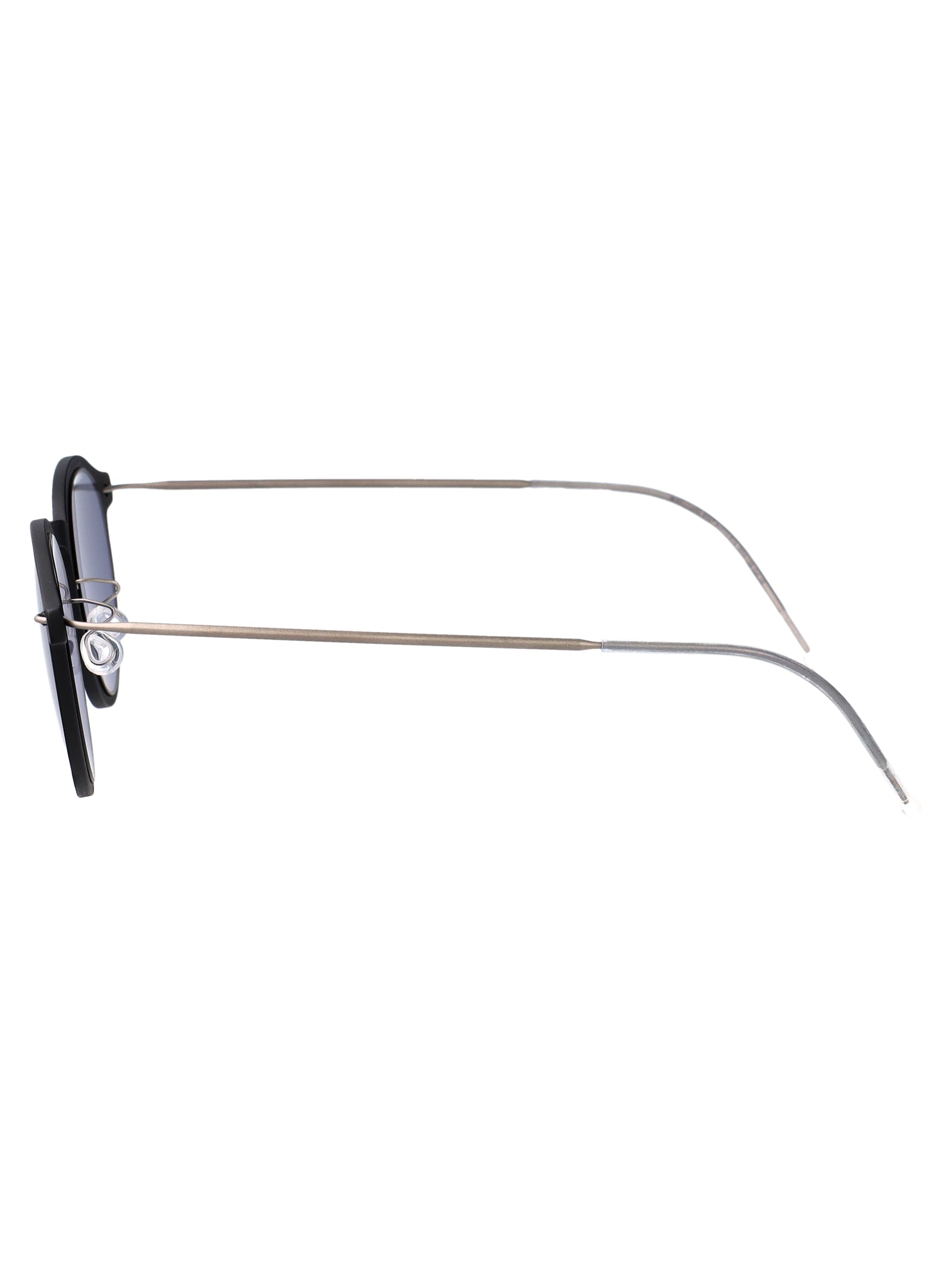 8347 D16 Matte Black Acetate + Titanium Sunglasses