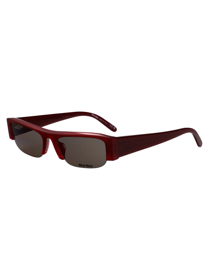 0mu B07s 21i80q Burgurdy Opal Dark Grey Acetate Sunglasses