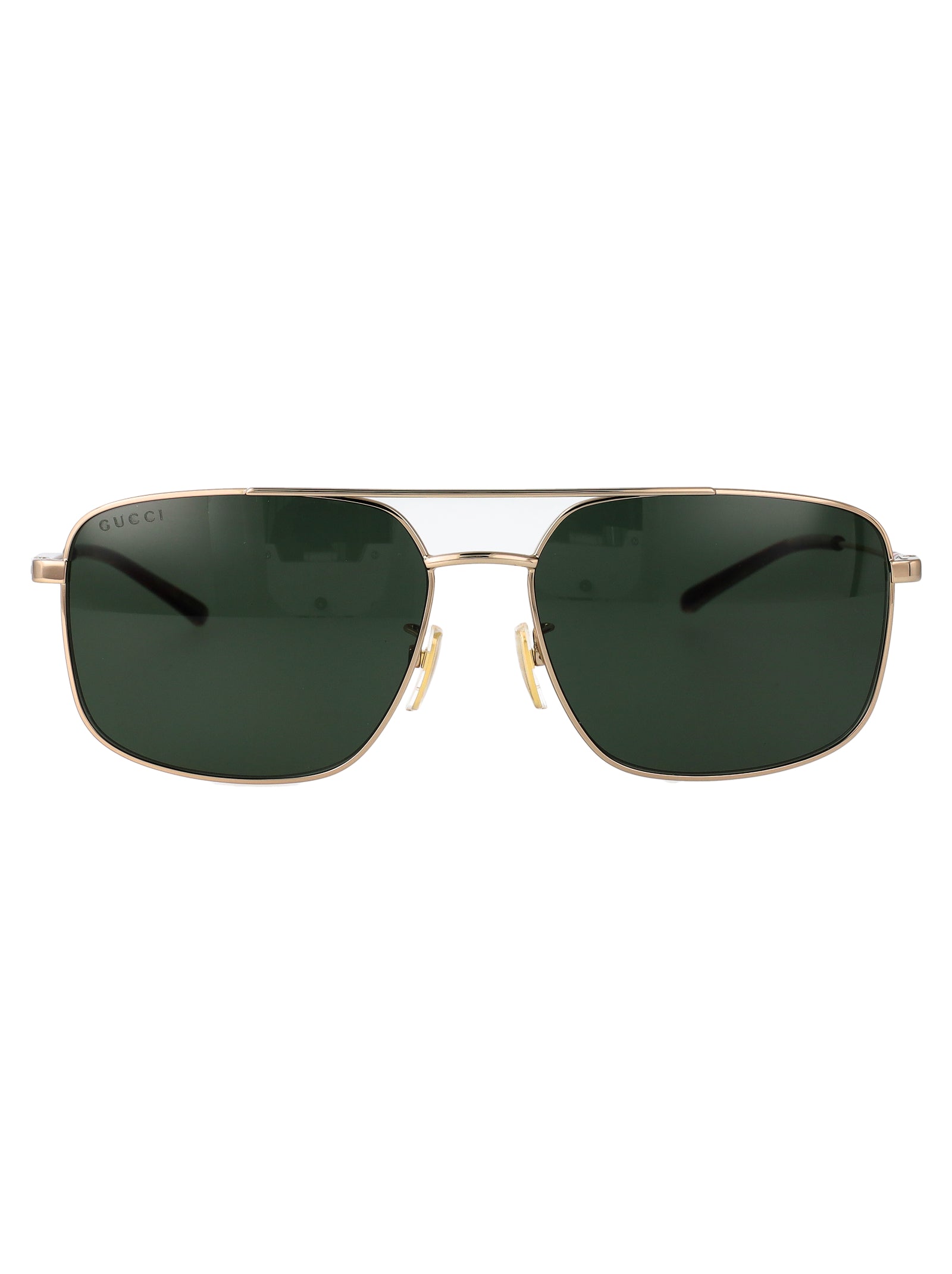 Gg2096sa 002 Gold-gold-green Metal Sunglasses