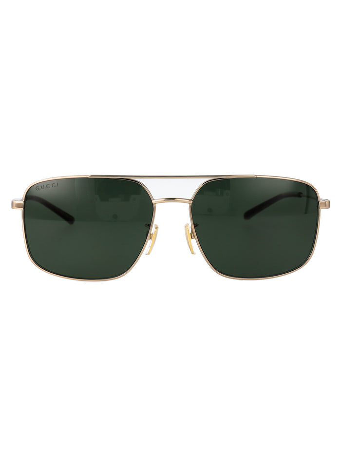 Gg2096sa 002 Gold-gold-green Metal Sunglasses